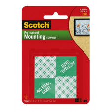 3M Scotch 111 強力雙面海綿膠貼 1" x 1" - D79