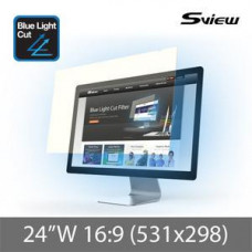 S-View SBFAG-24W9 高清電腦顯示屏抗/防藍光濾片(非貼膜) (531x298mm) 