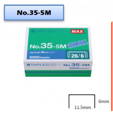 MAX NO.35-5M 釘書針(5,000枚)